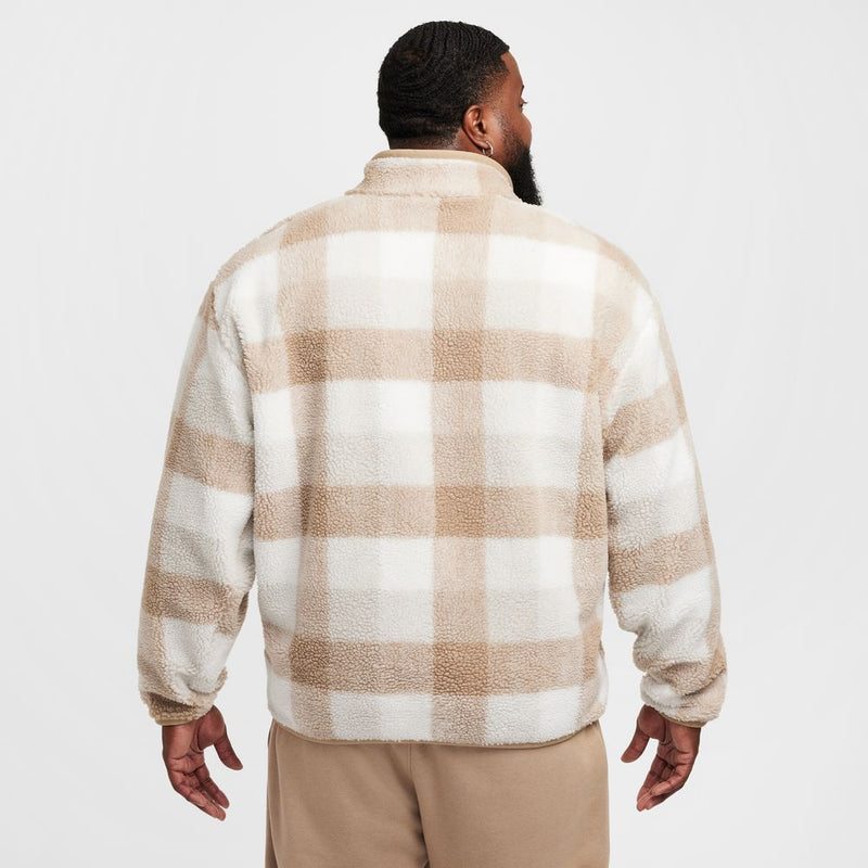 Nike Club Men's Winterized Half-Zip 'Khaki/Sail/Light Bone/White'