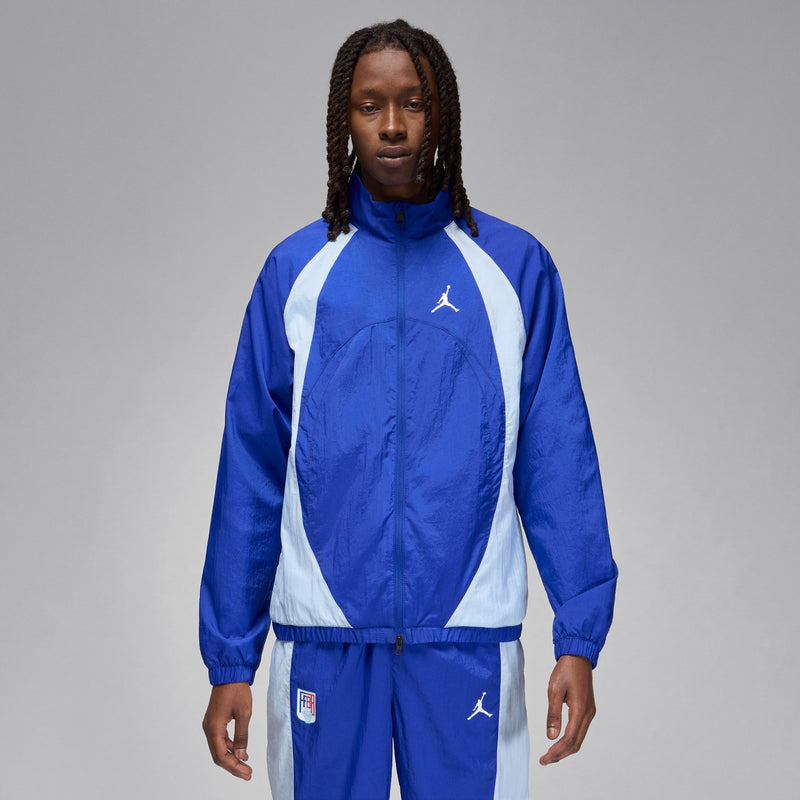 Jordan Sport JAM x Fédération Française de Basketball Men's Warm-Up Jacket 'Royal/Celestine Blue'