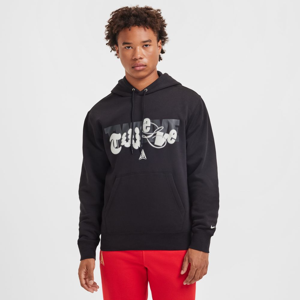 Ja Morant Ja Men's Fleece Basketball Hoodie 'Black/Silver'