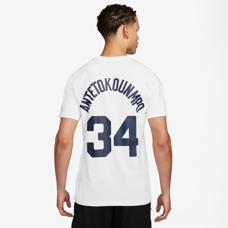 Giannis Antetokounmpo Greece Men's Nike Basketball T-Shirt 'White'