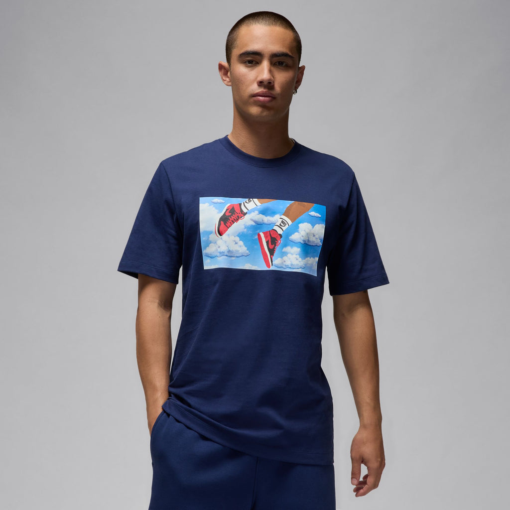 Jordan Flight Essentials Men's T-Shirt 'Navy/Black'