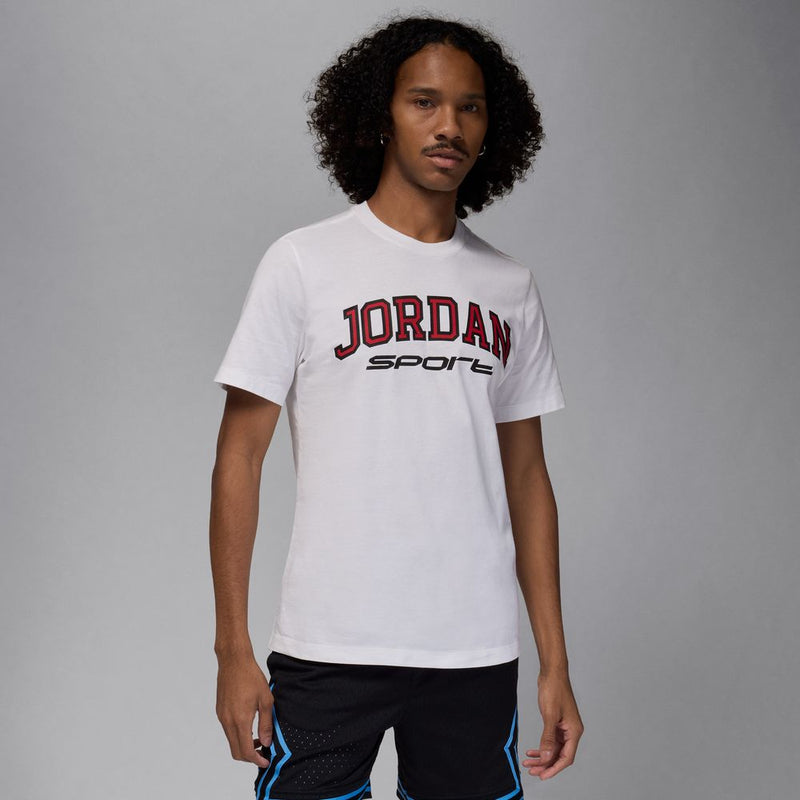 Jordan Sport Men's Dri-FIT T-Shirt 'White/Red'