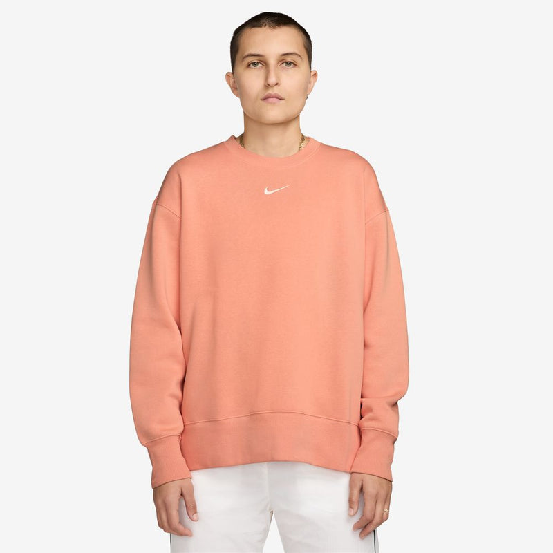 Nike Sportswear Phoenix Fleece Women's Oversized Crew-Neck Sweatshirt 'Apricot/Sail'