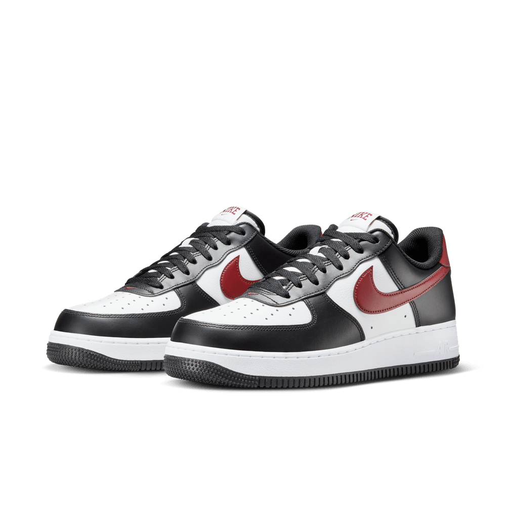 black and red af1