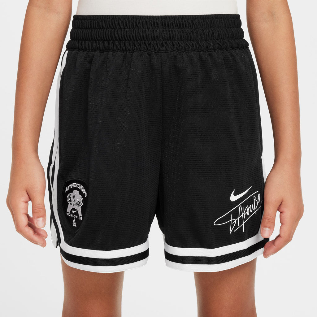 Giannis Antetokounmpo Giannis DNA Big Kids' Dri-FIT Basketball Shorts 'Black/White"