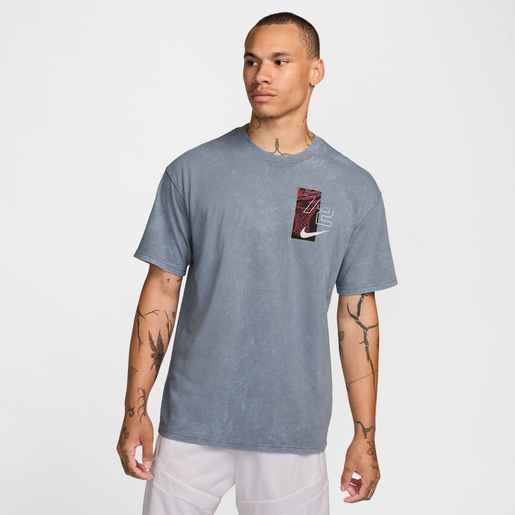 Nike Men's Max90 Basketball T-Shirt 'Cool Grey'