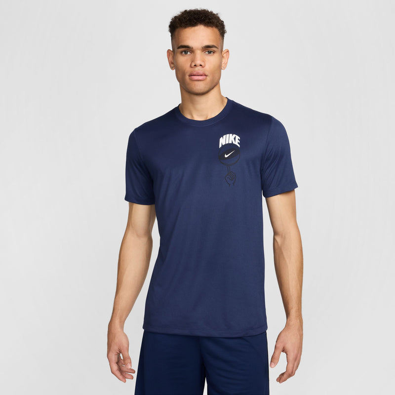 Nike Men's Dri-FIT Basketball T-Shirt 'Navy'