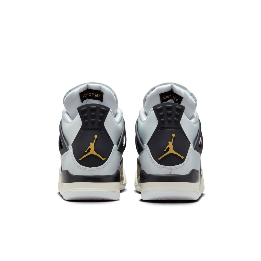 Air Jordan Retro Big Kids' Shoes (GS) 'Pure Platinum/Gold/Black'