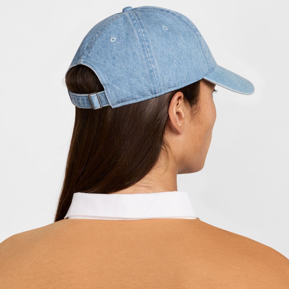 Nike Club Unstructured Denim Cap 'Storm/Thunder Blue/White'