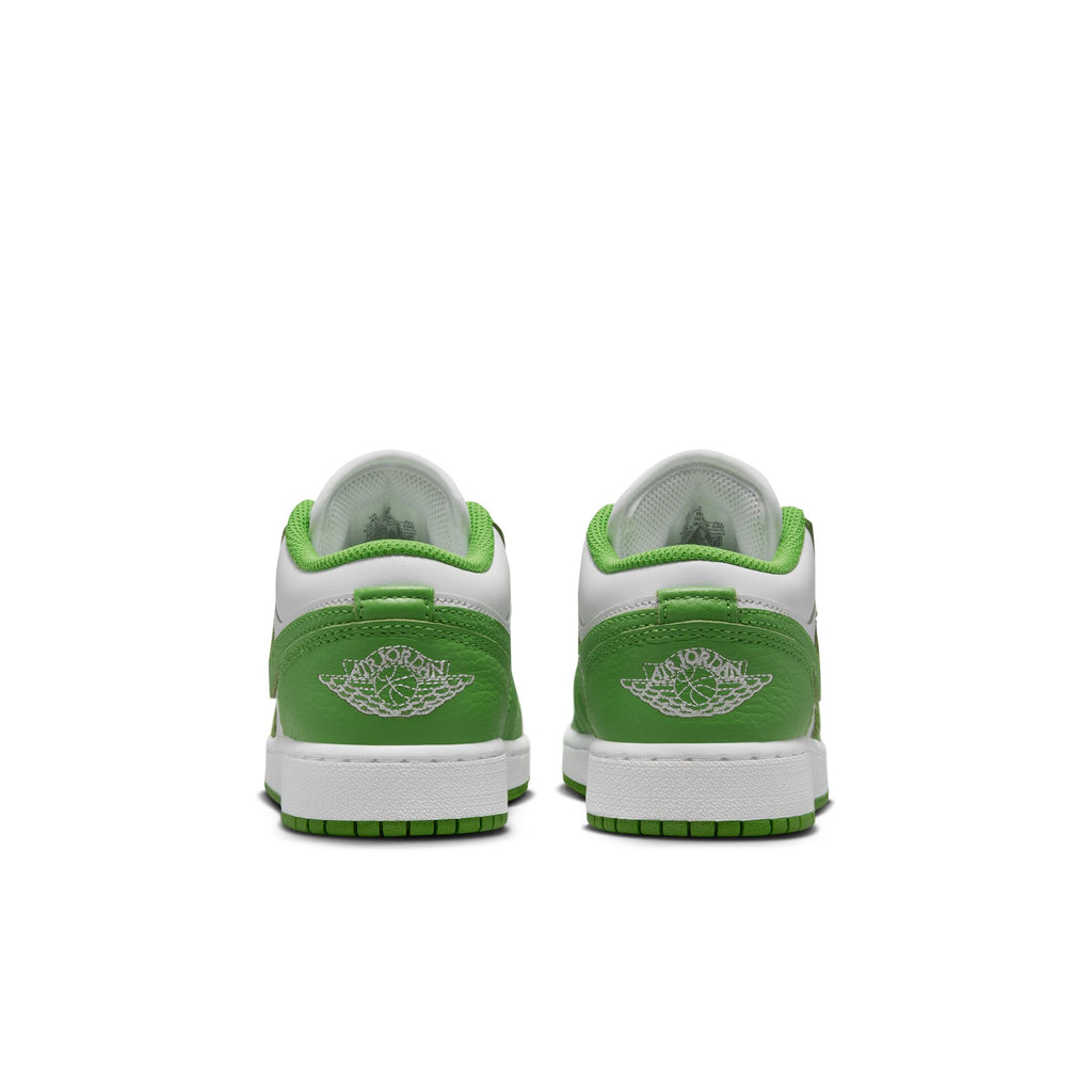 Air Jordan 1 Low SE Big Kids' Shoes 'White/Chlorophyl'