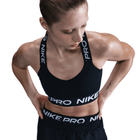 Nike Pro Women's Light-Support Non-Padded Sports Bra 'Black/White'