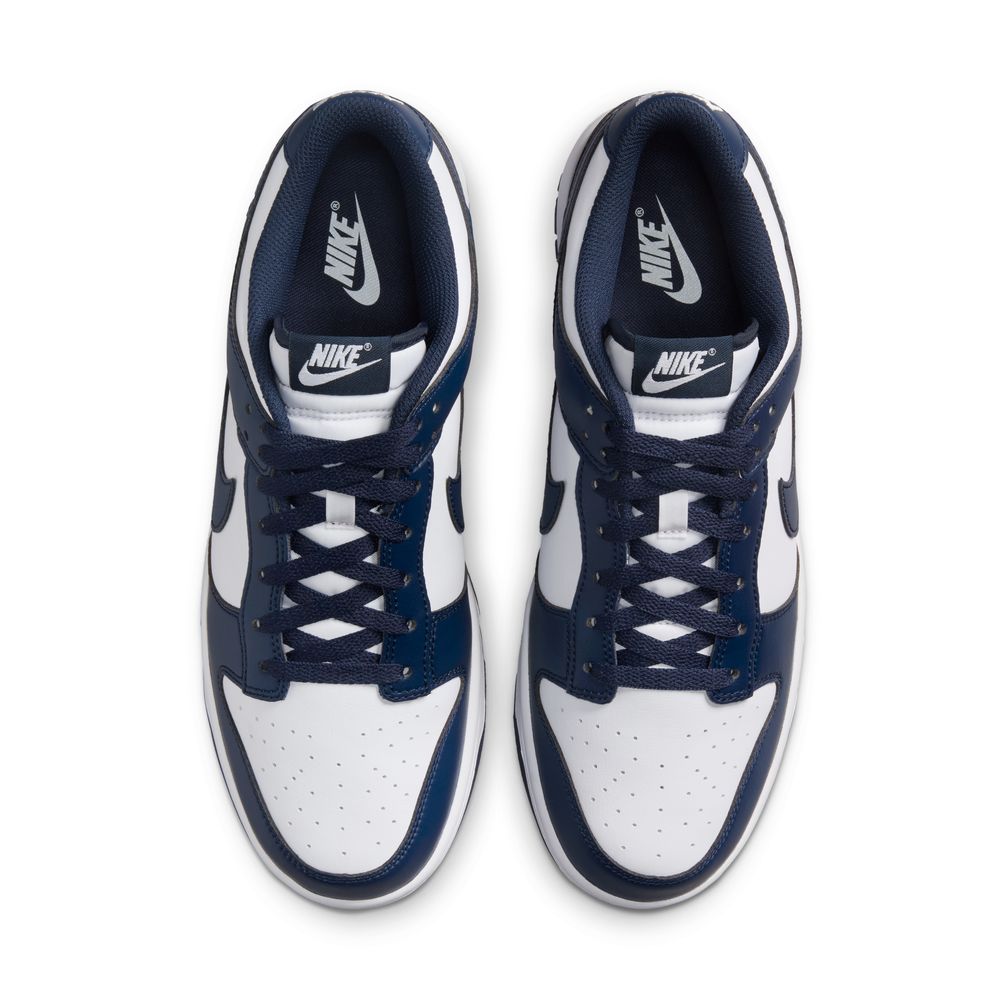 Nike Dunk Low Retro Men's Shoes 'White/Navy' – Bouncewear