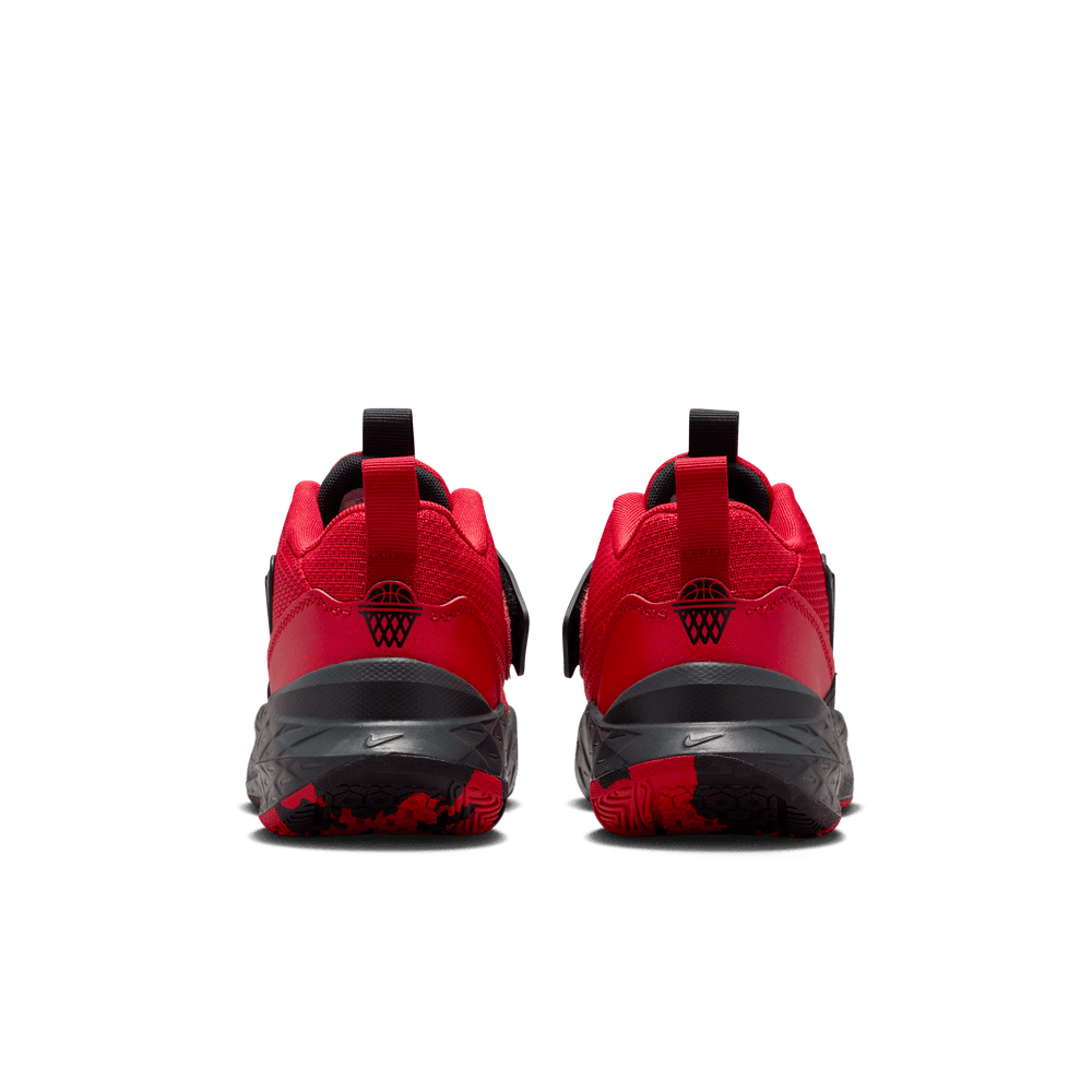 Nike Team Hustle D 12 Big Kids' Basketball Shoes (GS) 'Red/Black/Anthracite'