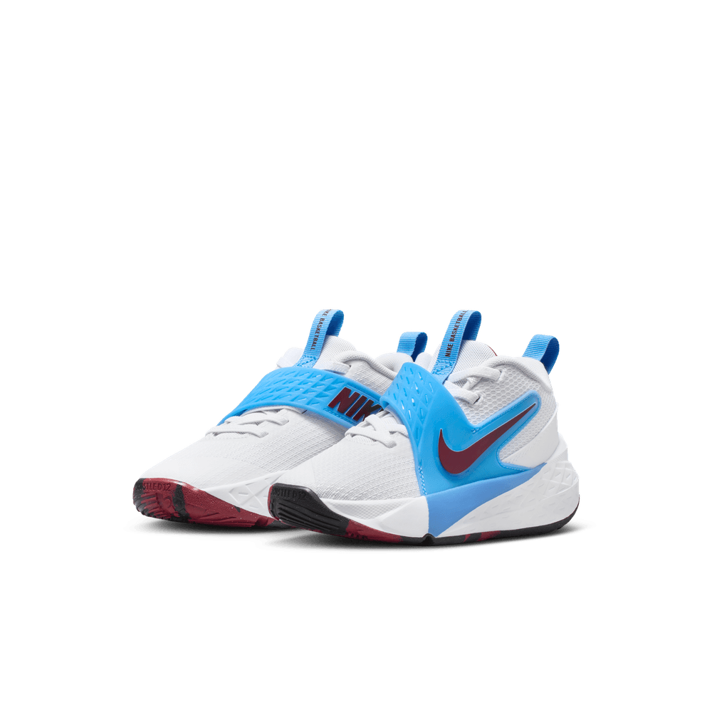 Nike Team Hustle D 12 Little Kids' Shoes (PS) 'White/Red/Blue'