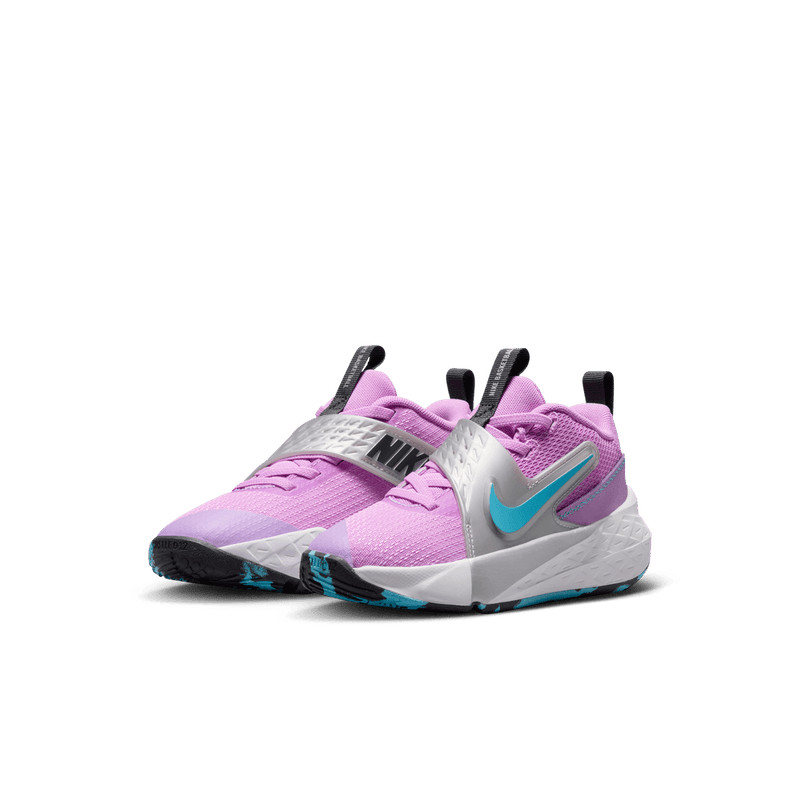 Nike Team Hustle D 12 (PS) Kids Basketball Shoes 'Fuchsia'