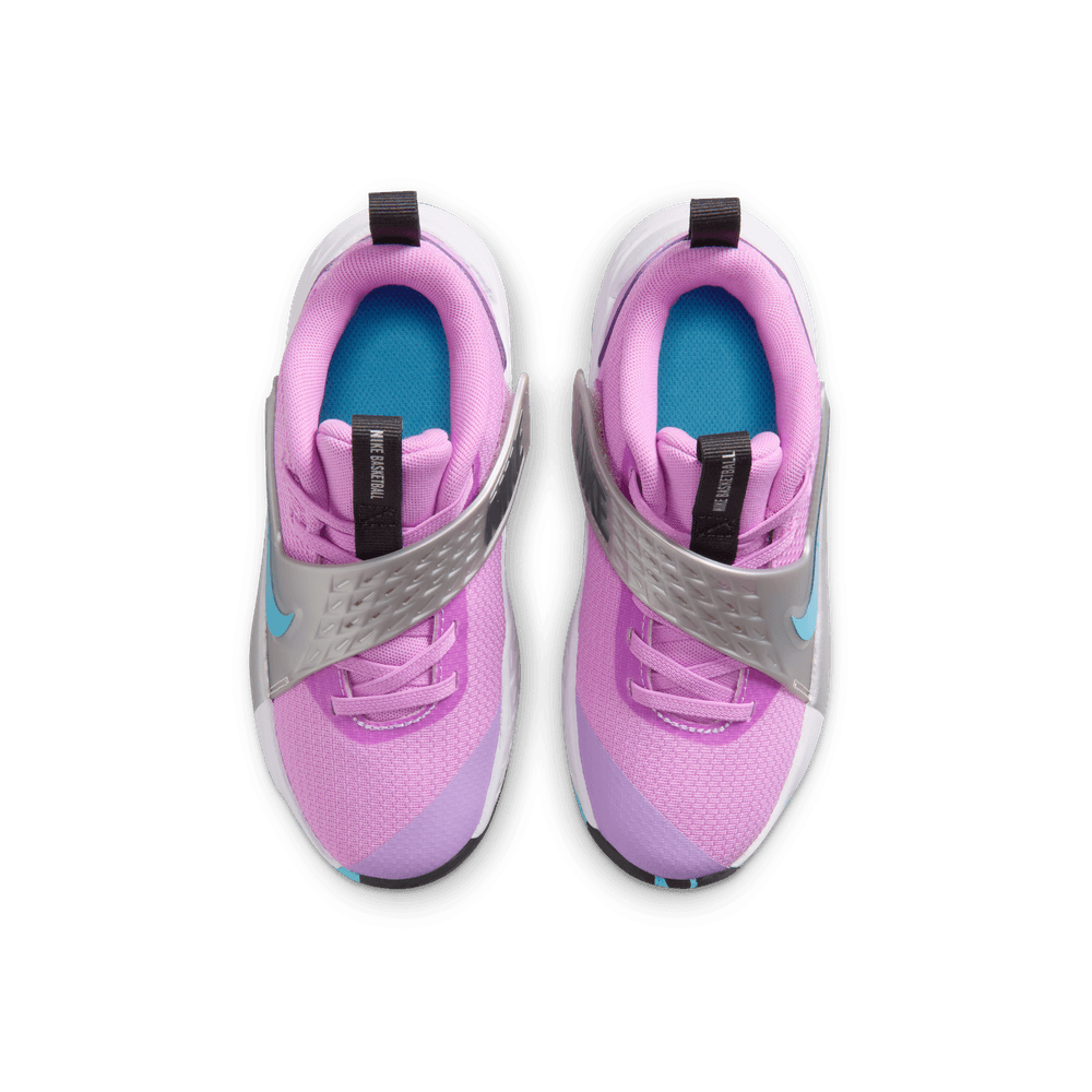 Nike Team Hustle D 12 (PS) Kids Basketball Shoes 'Fuchsia'