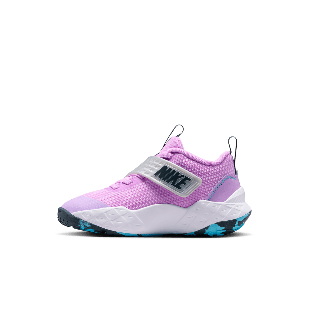 Nike Team Hustle D 12 (PS) Kids Basketball Shoes 'Fuchsia'