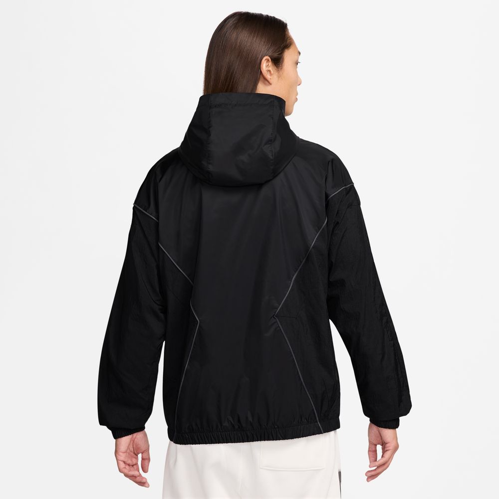 Jordan Brooklyn Men's Hooded Draft Jacket 'Black/Anthracite