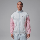 Jordan Brooklyn Men's Hooded Draft Jacket 'Aura/Iced Carmine/Jade'