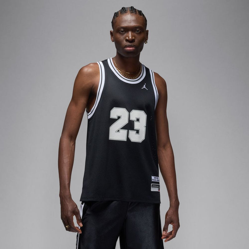 Jordan Essentials Men's Summer Jersey 'Black/White'