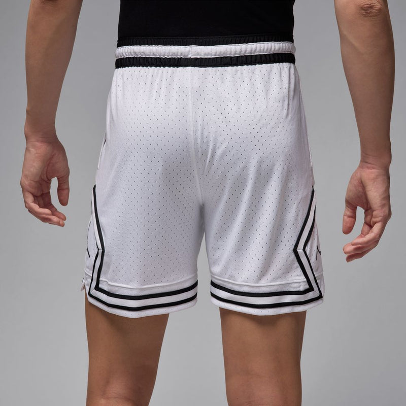 Jordan Sport Men's Dri-FIT Mesh Diamond Shorts 'White/Black'