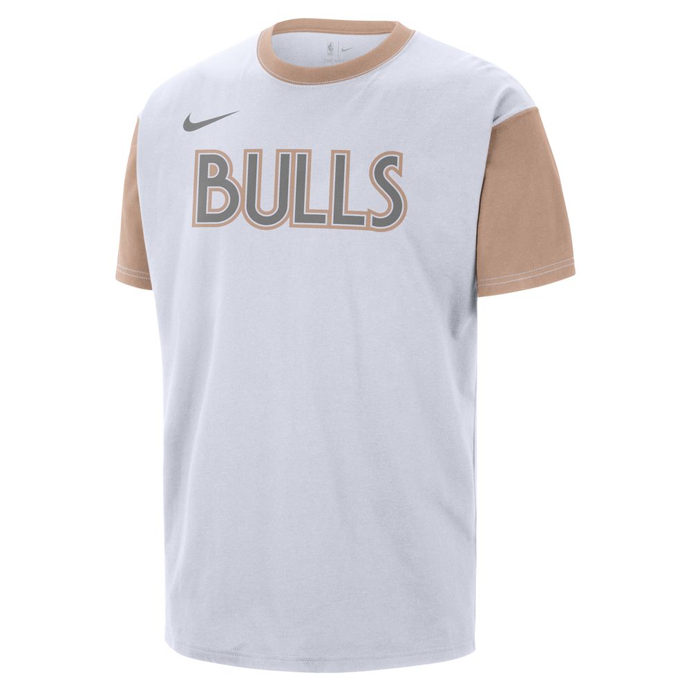 Chicago Bulls Courtside City Edition Men's Nike NBA T-Shirt 'White'