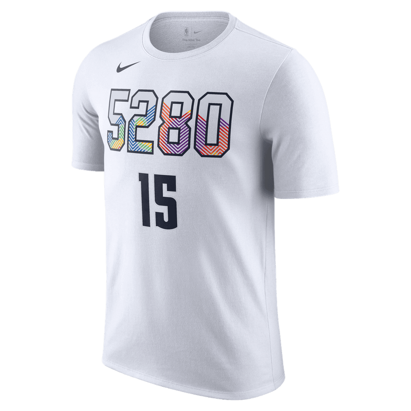 Nicolas Jokic Denver Nuggets City Edition Men's Nike NBA T-Shirt 'White'