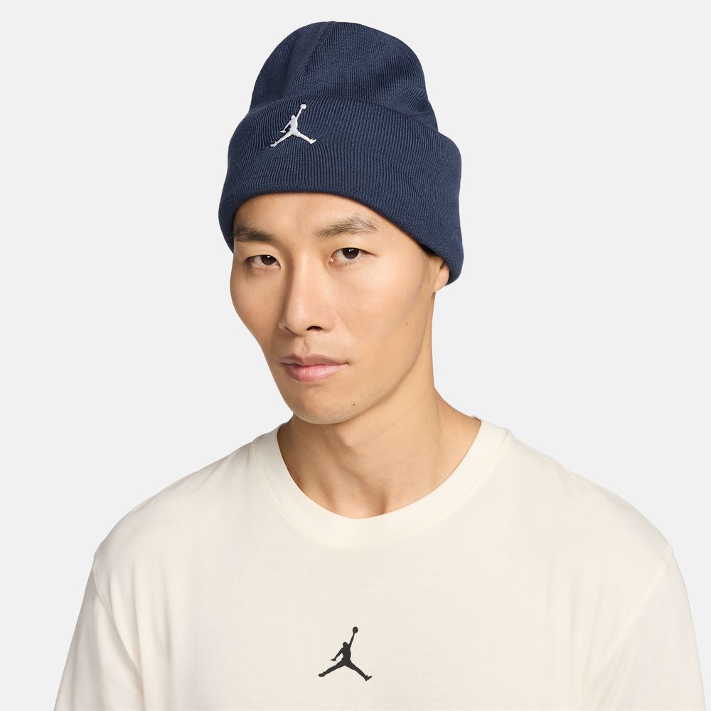 Jordan Peak Satin Lined Beanie 'Football Grey/White'