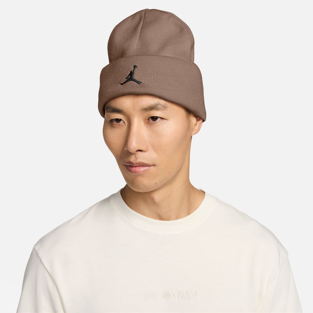 Jordan Peak Satin Lined Beanie 'Brown/Black'