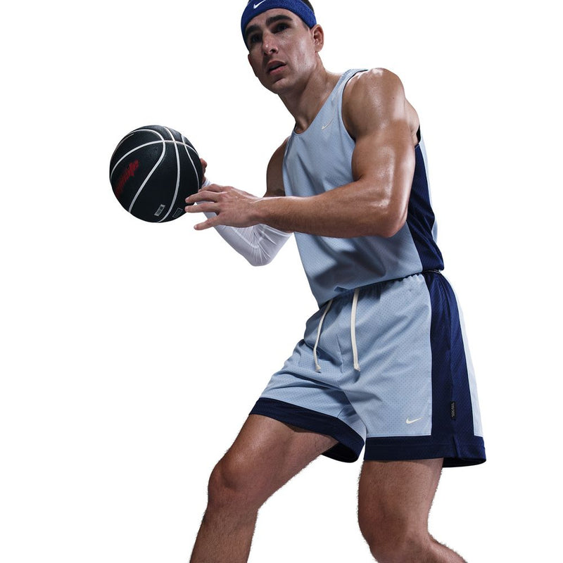 Nike Men's Dri-FIT 6" Reversible Basketball Shorts 'Blue/Blue Void/Ivory'