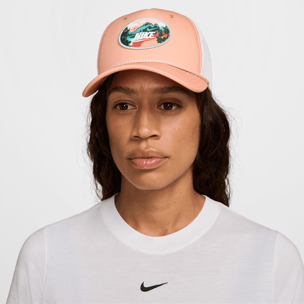 Nike Rise Structured Outdoor Trucker Cap 'Apricot/Agate/White'