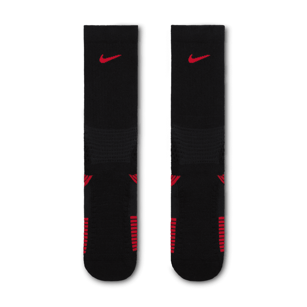 Nike Elite 2.0 Cushioned Crew Socks (1 Pair) 'Black/Red'