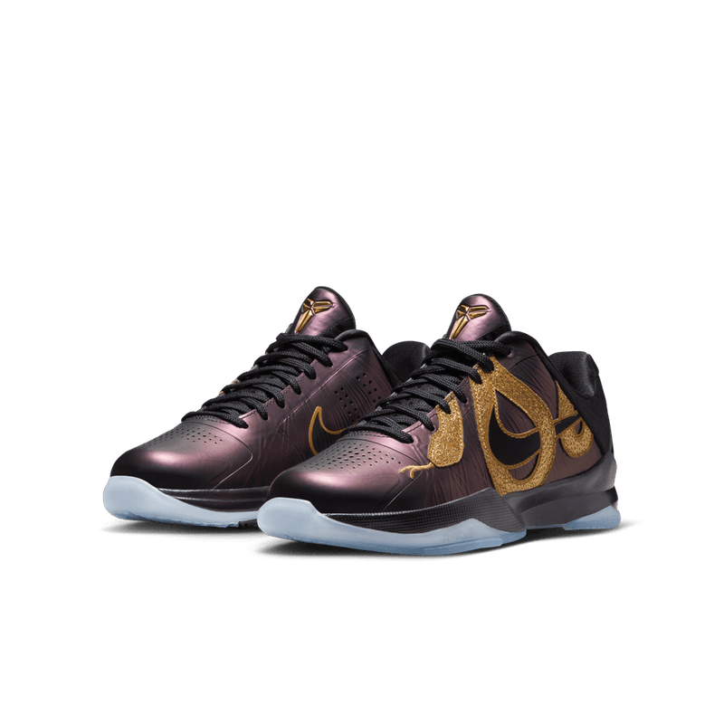 Kobe Bryant Kobe V Protro Basketball Shoes (GS) 'Eggplant/Black/Gold'