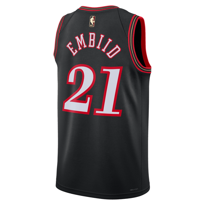 Joel Embiid Philadelphia 76ers 2025/26 Hardwood Classics Men's Nike Dri-FIT NBA Swingman Jersey 'Black'
