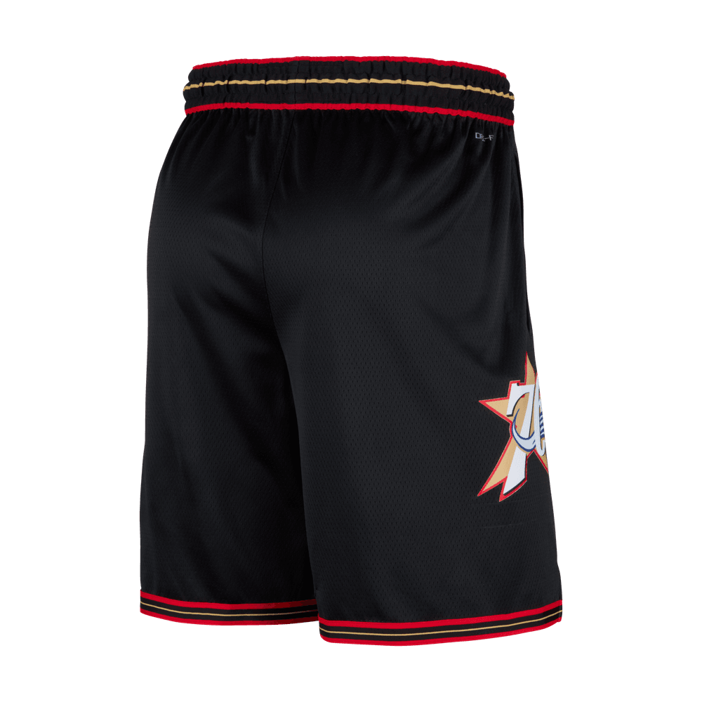 Philadelphia 76ers Swingman 2025/26 Hardwood Classics Men's Nike Dri-FIT NBA Shorts 'Black'