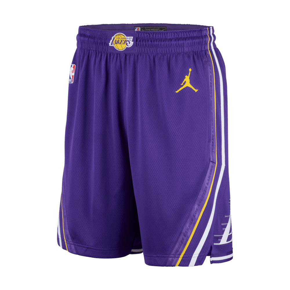 Los Angeles Lakers Statement Edition Swingman Men's Jordan Dri-FIt NBA Shorts 'Purple'