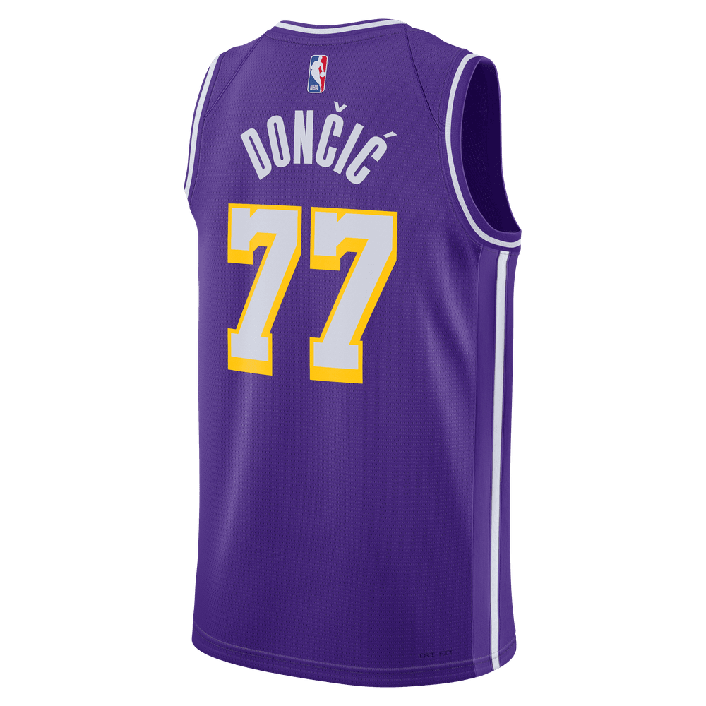 Luka Doncic Los Angeles Lakers 2025/26 Statement Edition Men's Nike Dri-FIT NBA Swingman Jersey 'Purple'