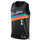 Victor Wembanyama San Antonio Spurs City Edition Men's Nike NBA Swingman Jersey 'Black'