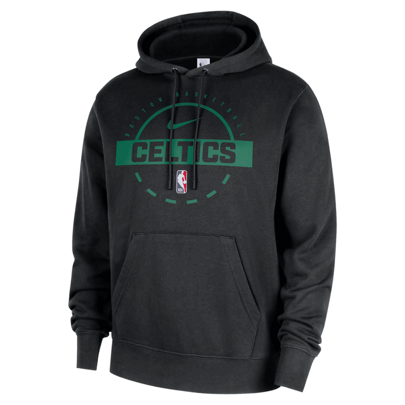 Boston Celtics Club Men's Nike NBA Practice Pullover Hoodie 'Black'
