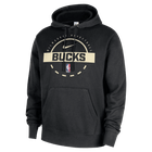 Milwaukee Bucks Club Men's Nike NBA Practice Pullover Hoodie 'Black'
