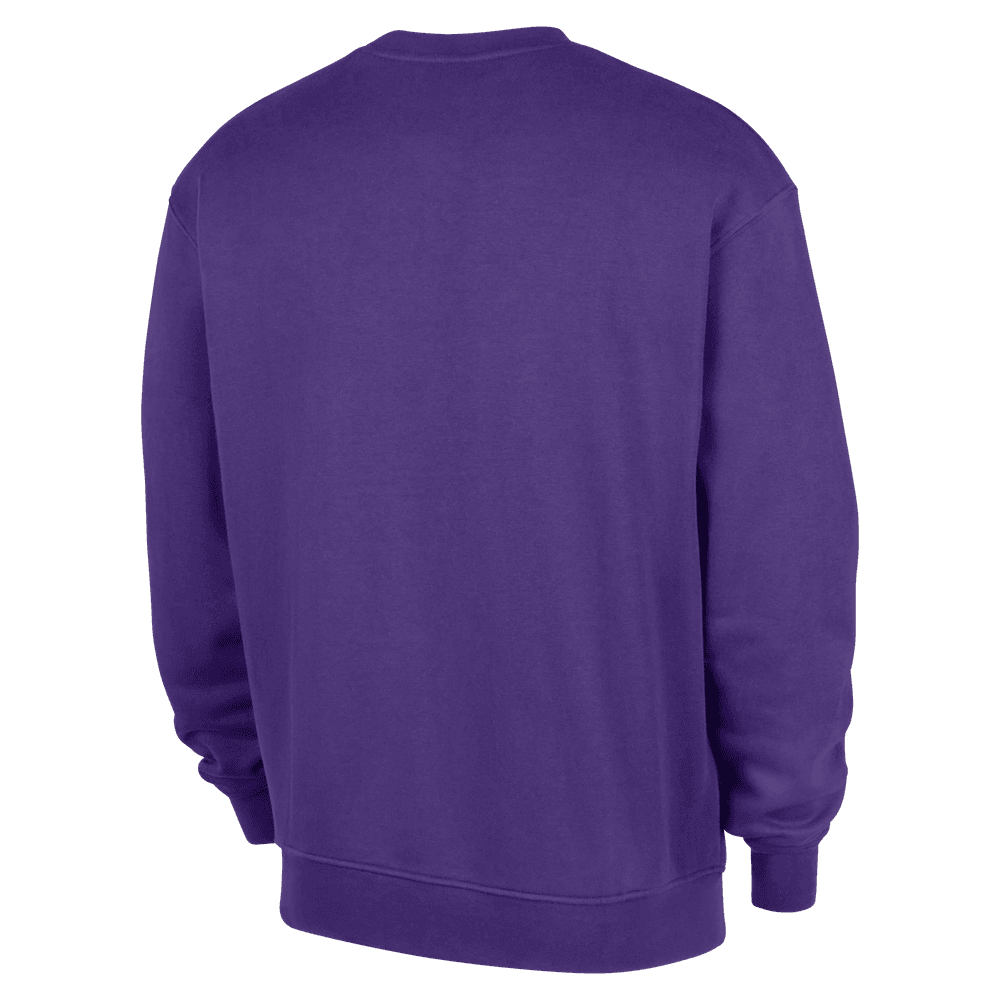 Los Angeles Lakers Club Men's Nike Basketball Practice Fleece Crew 'Purple'