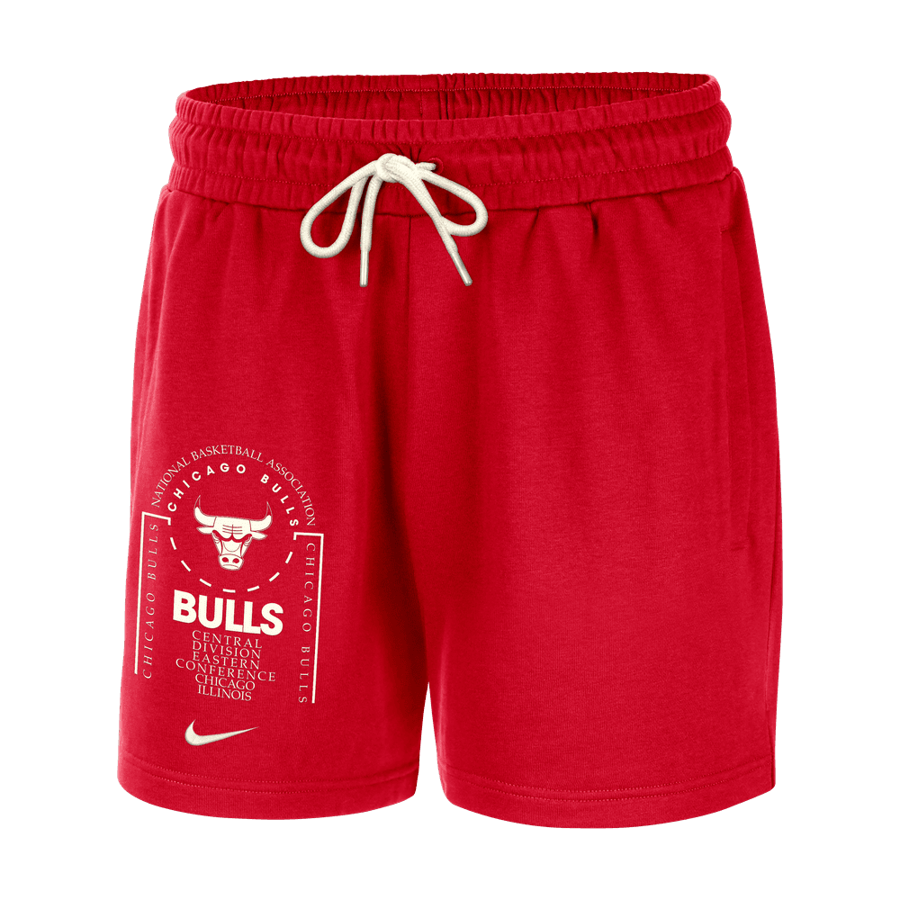 Chicago Bulls Club Courtside Men's Nike NBA Fleece Shorts 'Red/Sail'