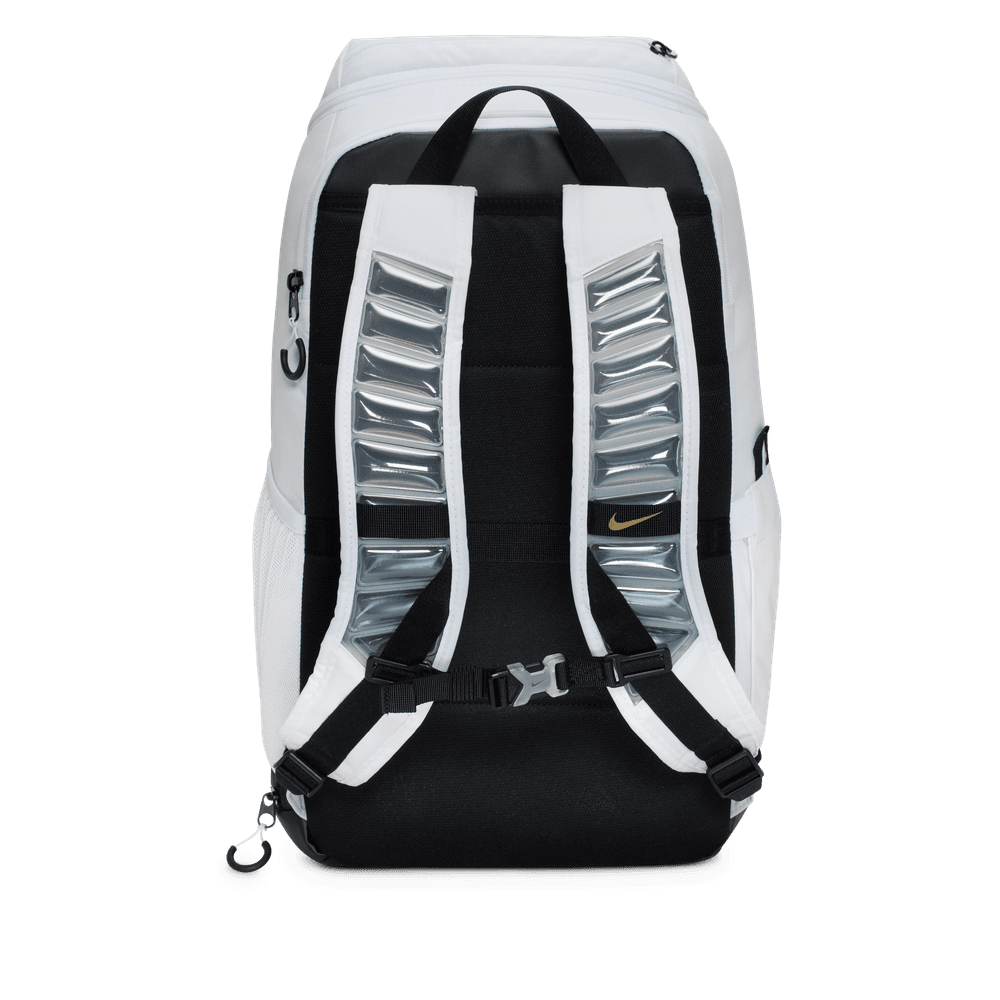 metallic gold nike backpack Nike Varsity Elite Backpack (32L) 'White/Black/Metallic Gold' – Bouncewear