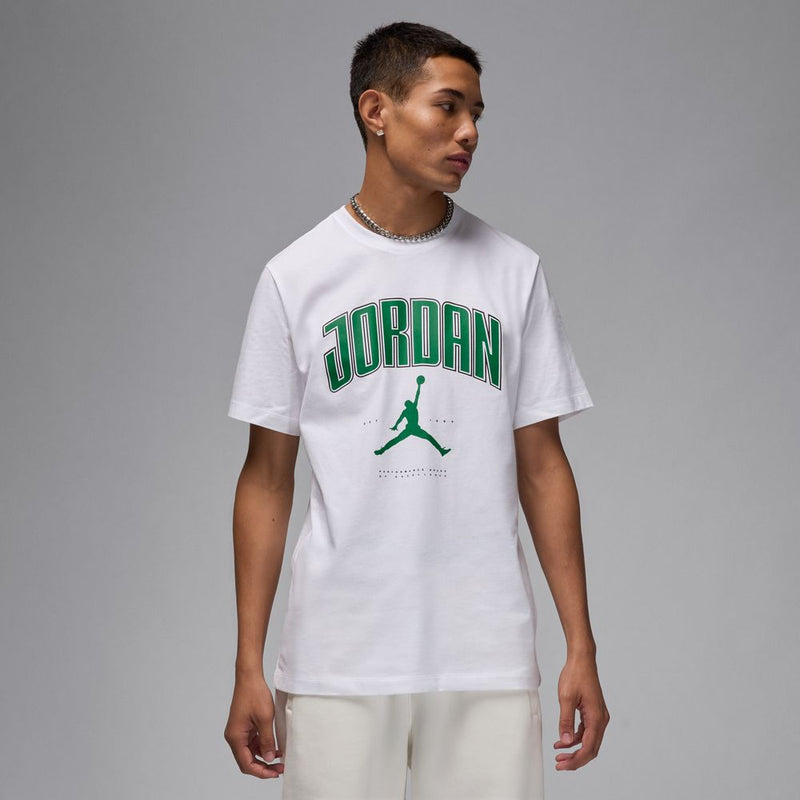 Jordan Men's T-shirt 'White/Pine Green'