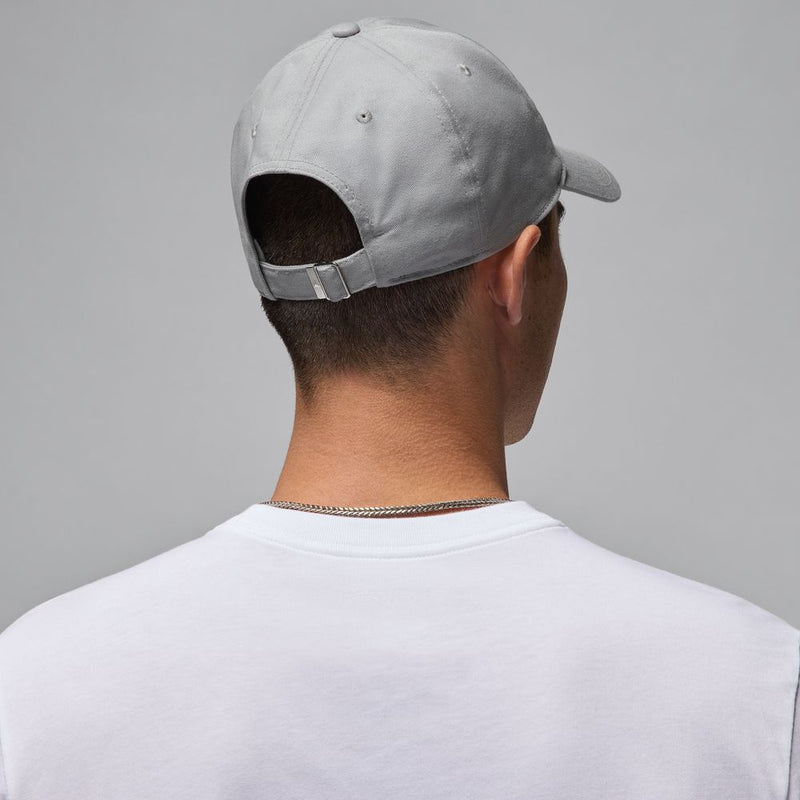 Jordan Club Unstructured Curved-Bill Hat 'Grey/White'