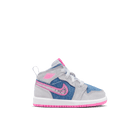 Jordan 1 Mid SE Baby/Toddler Shoes (TD) 'Cobalt Bliss/Pink/White'