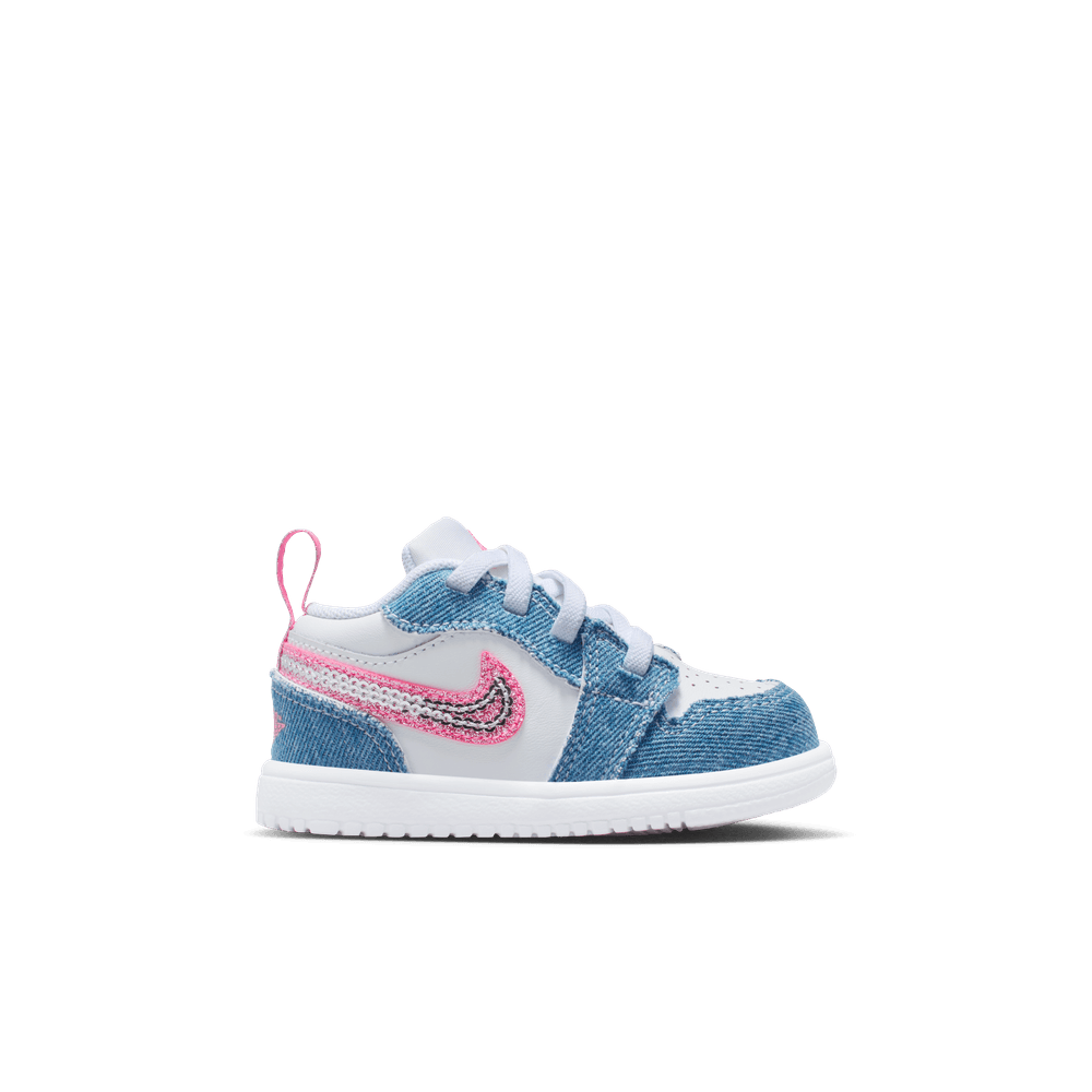 Jordan 1 Low Alt SE Baby/Toddler Shoes (TD) 'Cobalt Bliss/Pink/White'