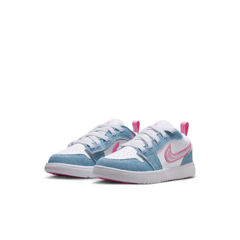 Jordan 1 Low Alt SE Little Kids' Shoes (PS) 'Cobalt Bliss/Pink/White'