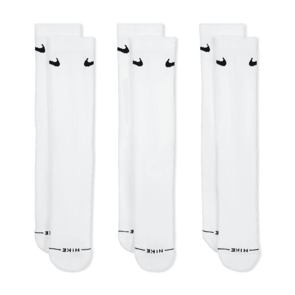 Nike Everyday Elevated Crew Socks (3 Pairs) 'White/Black'