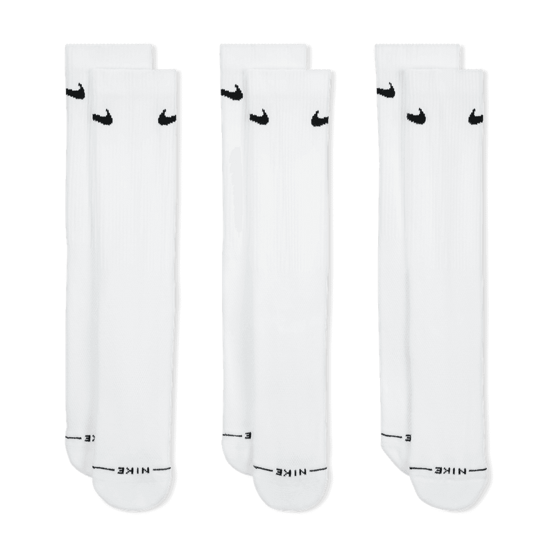 Nike Everyday Elevated Crew Socks (3 Pairs) 'White/Black'